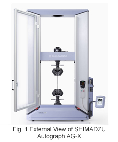 Fig. 1 External View of SHIMADZU Autograph AG-X