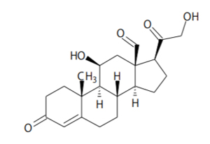 Fig. 1 Structural Formula of Aldosterone