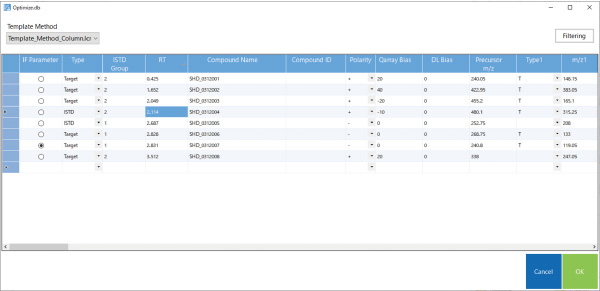 Method creation window