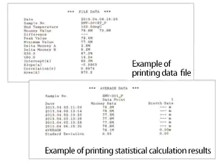 Example of  printing data file/Example of  printing data file