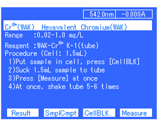 Water analysis System Features