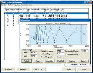 FLM-UVPC Film Thickness Measurement Software